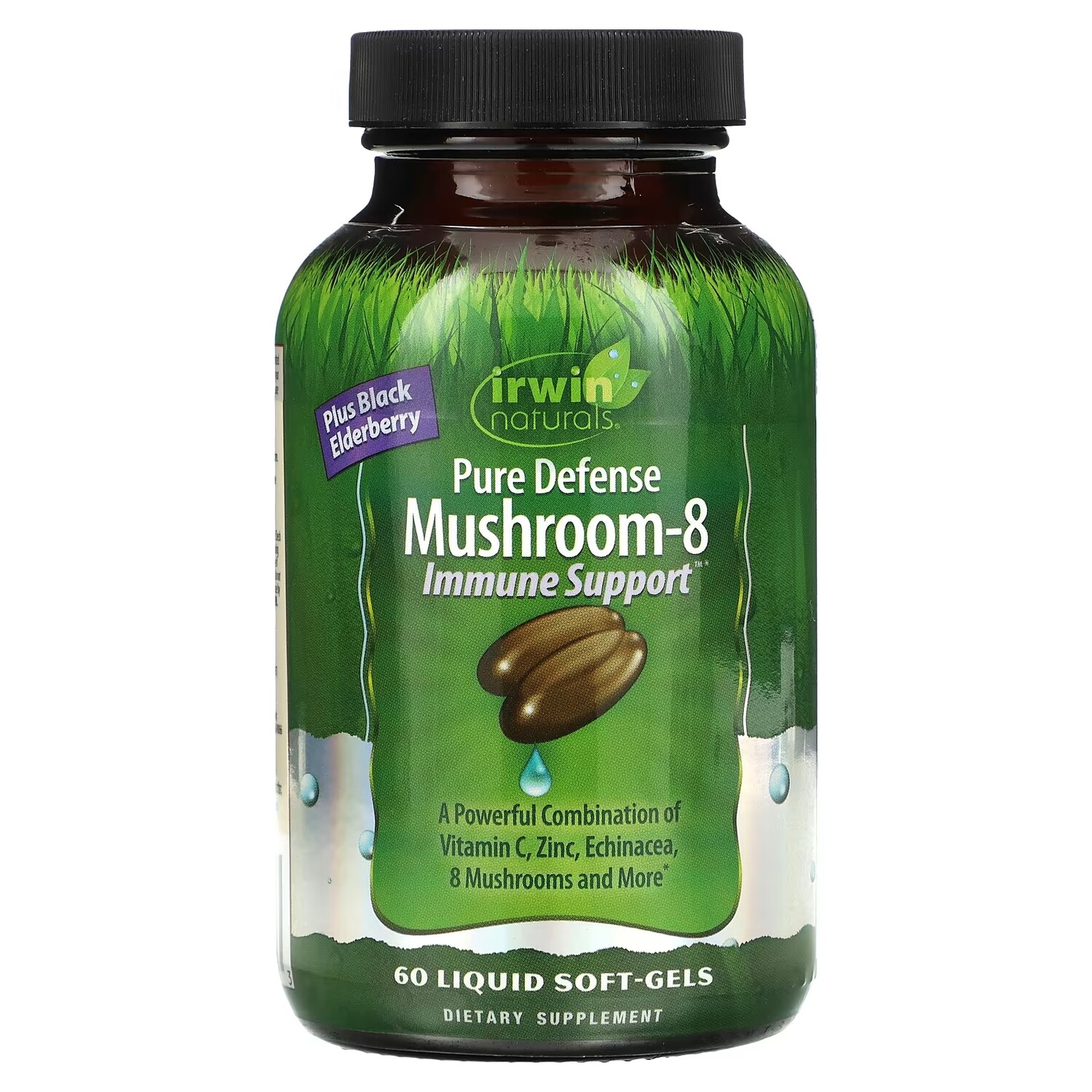 

Irwin Naturals Immune Support смесь из 8 грибов для защиты иммунной системы, 60 желатиновых капсул