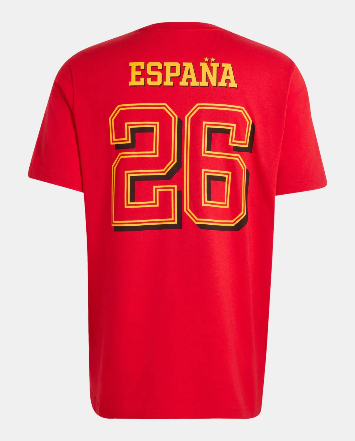 Мужская футболка, Adulto España Winner Mundial 2026, adidas, красный — фото 4