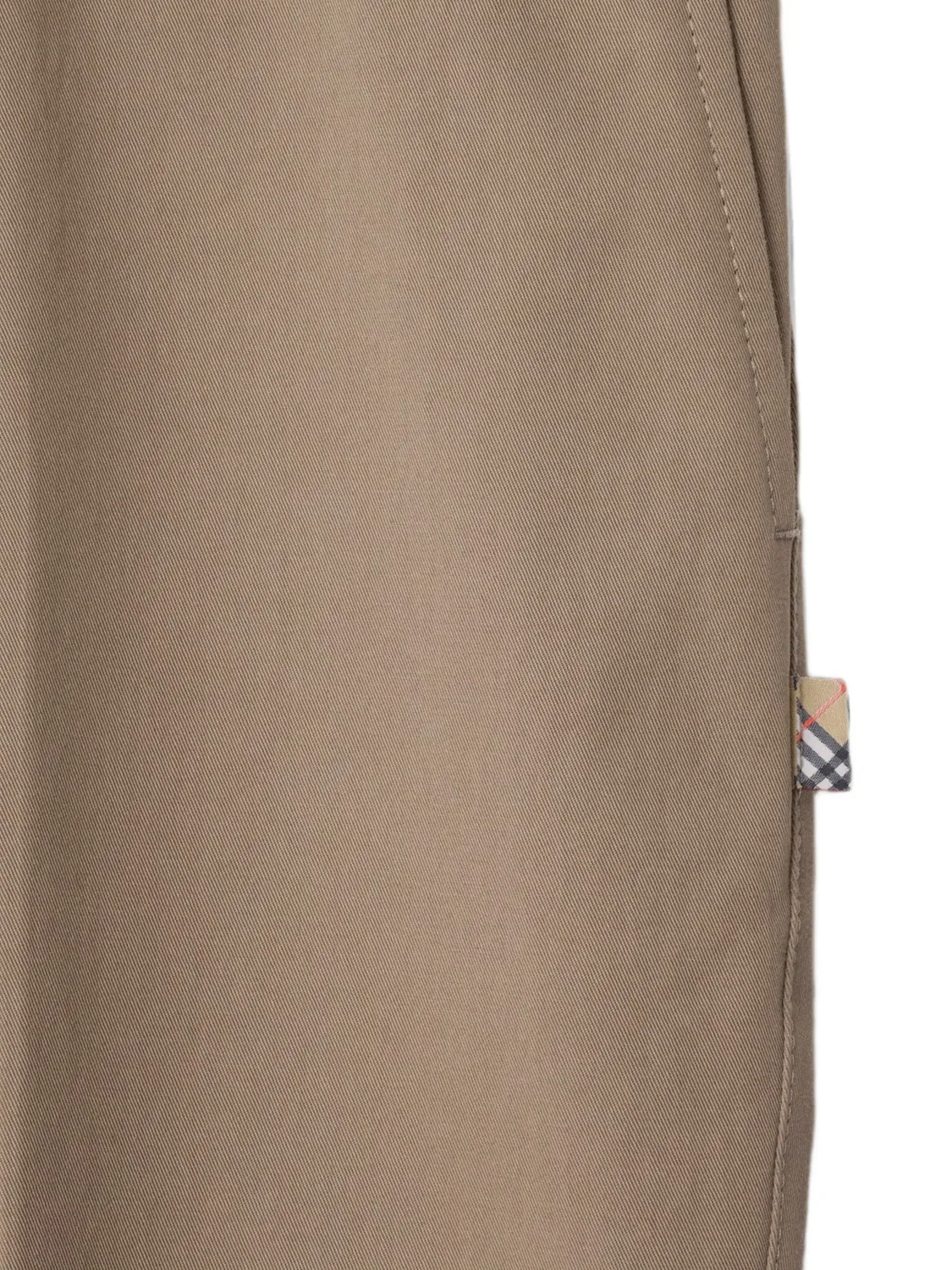 Брюки с Pressed-Crease из Хлопка Burberry, коричневый — фото 4