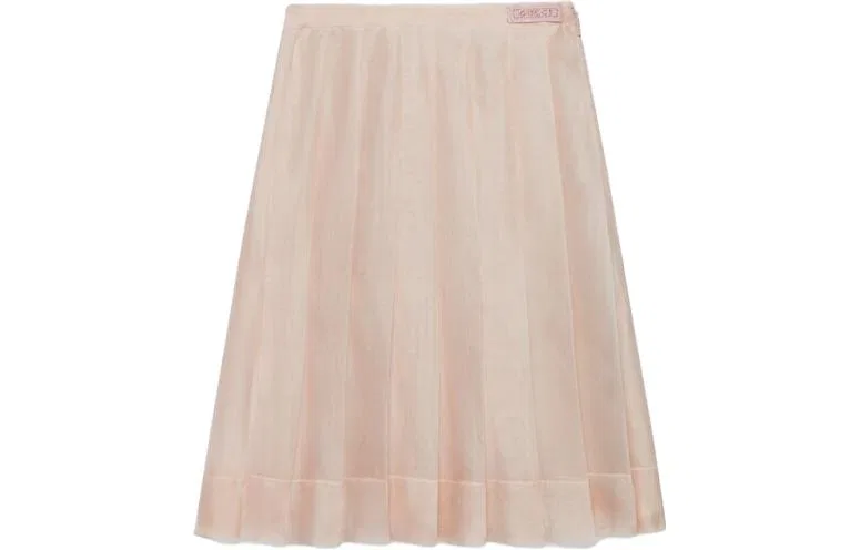 Детская юбка средней длины GUCCI, Gray Pink
