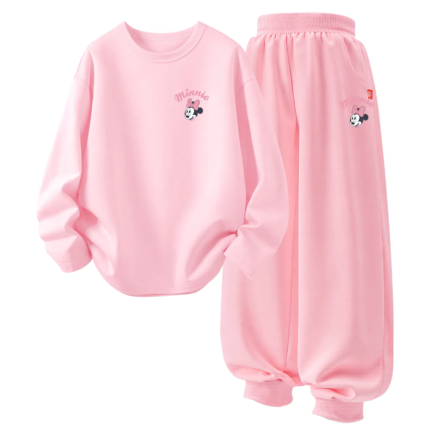 Детский комплект спортивной одежды с круглым вырезом Di Lifting K Light Pink+Di Lifting K Pink Disney