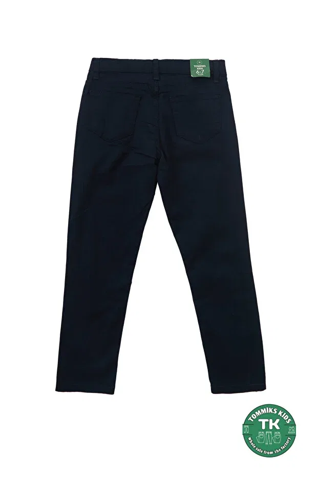 Детские брюки для мальчиков классические Tommiks Kids, Navy Blue — фото 2