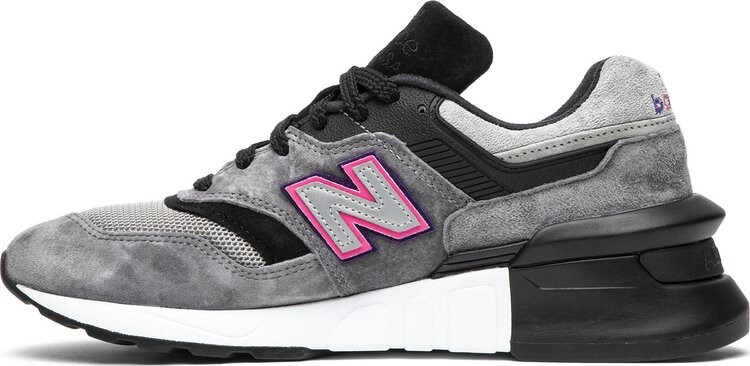 Кроссовки New Balance Kith x United Arrows & Sons x 997S Fusion 'Grey Black Pink', серый — фото 4