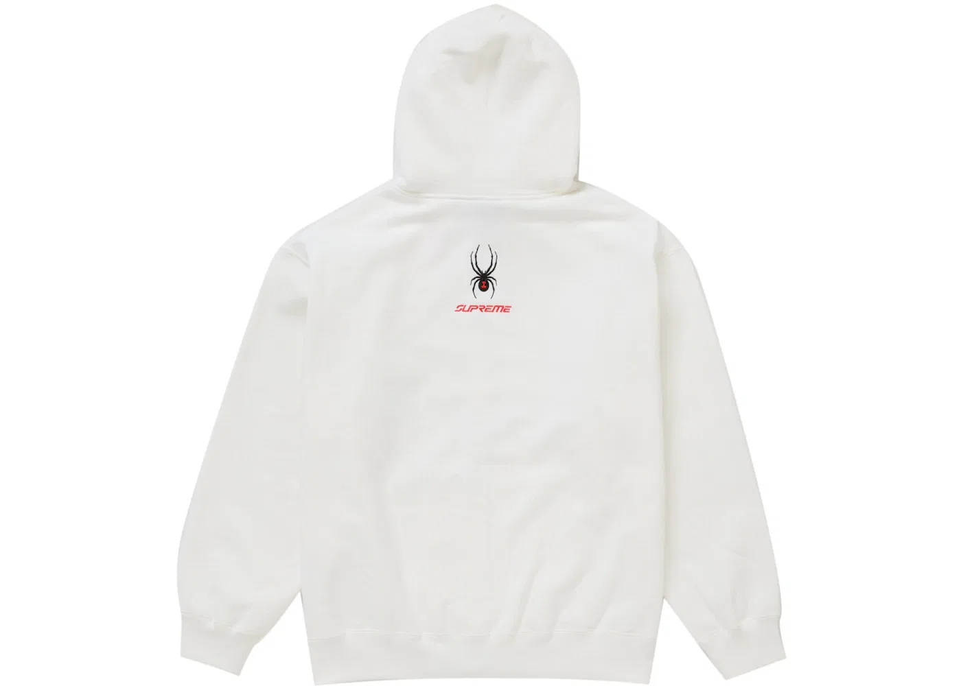 Мужское худи на молнии Alpine Inspired Supreme Spyder, White — фото 2