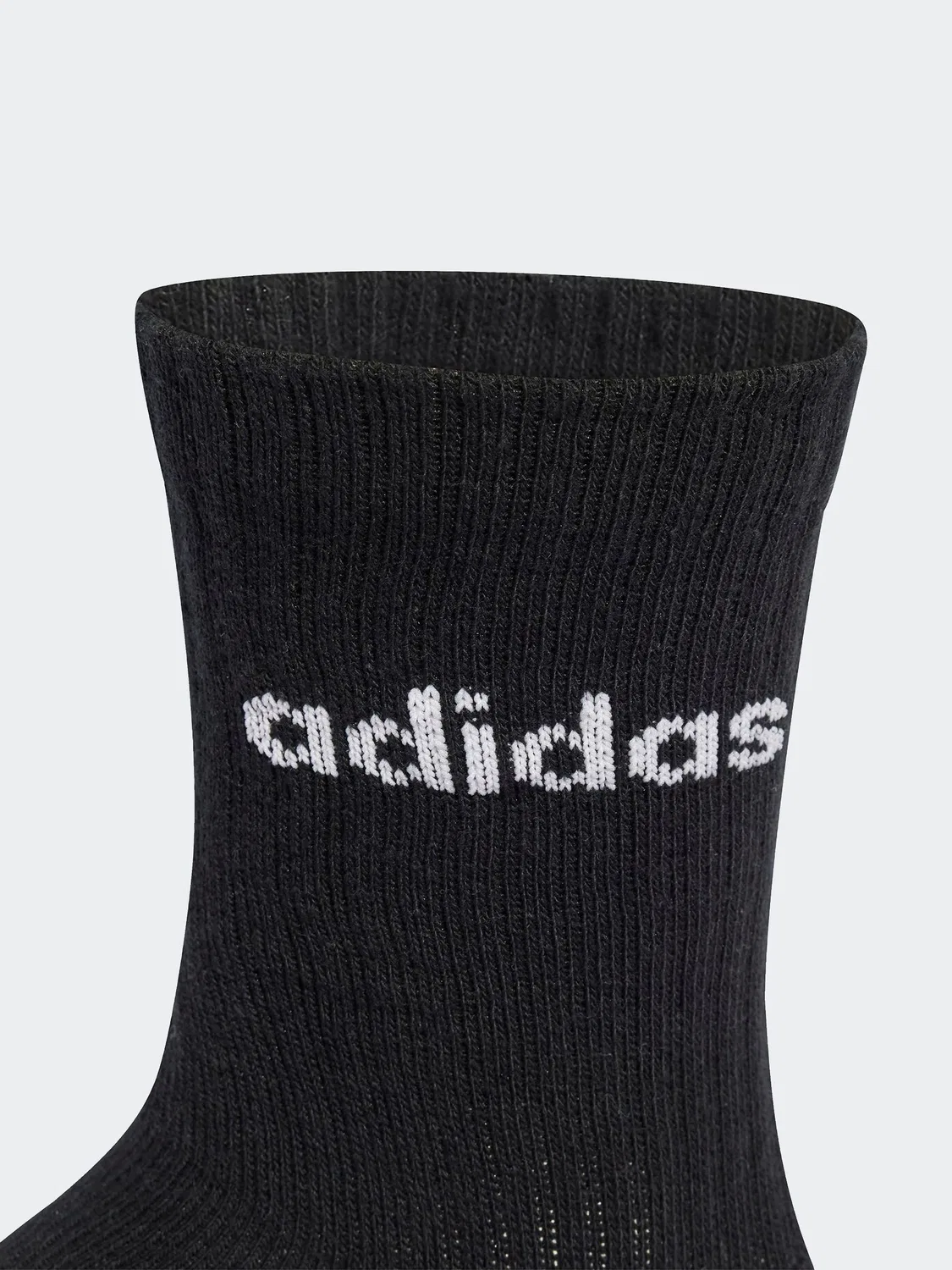 Носки высокие с амортизацией, модель Linear adidas, серый — фото 3