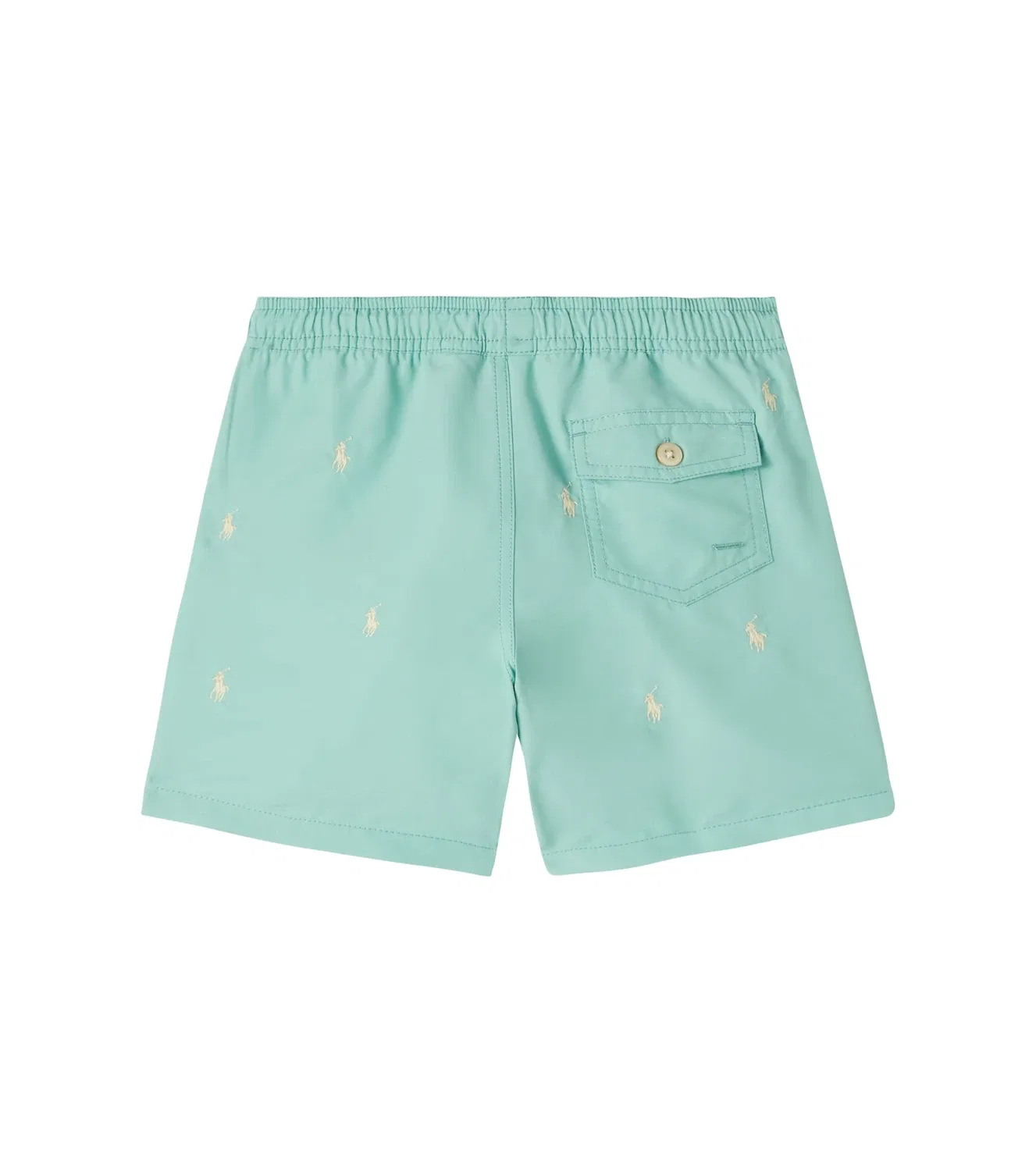 Купальные шорты с эластичным поясом Traveller Polo Pony Polo Ralph Lauren Kids, зеленый — фото 2