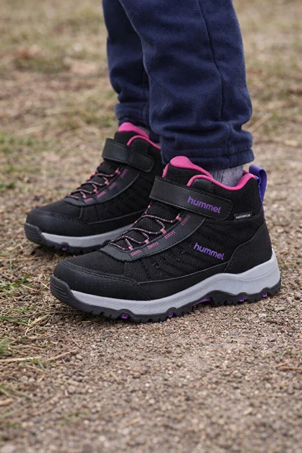 Детские ботинки для девочек из искусственной кожи Hummel, Black