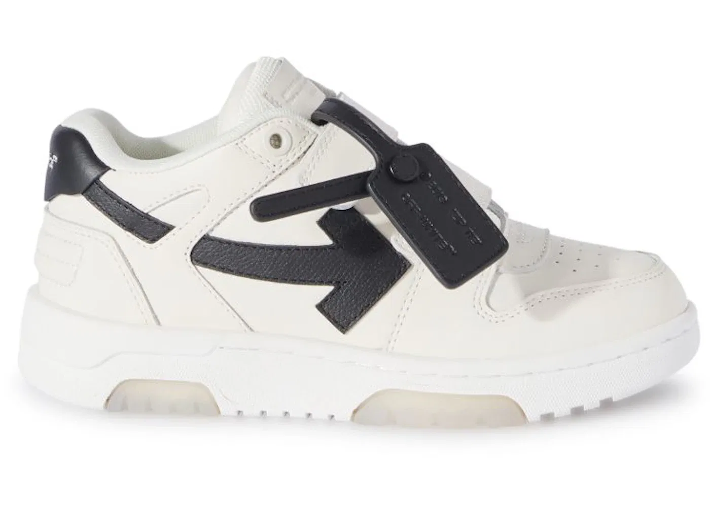 Детские кроссовки с ремешками Off White Out Of Office Straps OFF-WHITE, Off White/Black