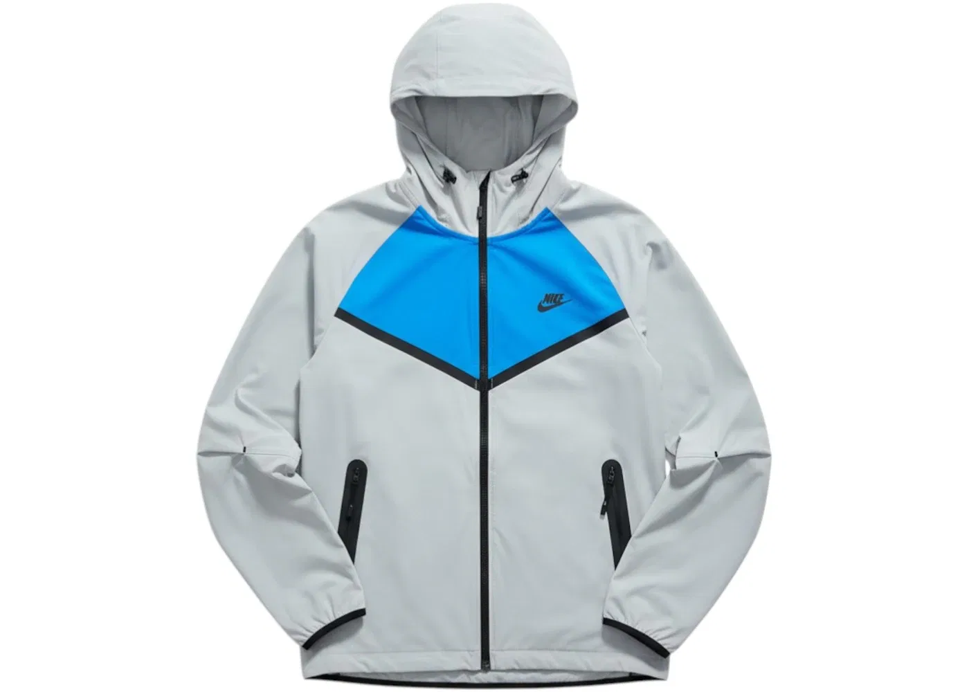 Мужская куртка ветрозащитная Nike Tech Windrunner Woven Jacket, Photon Dust/Light Smoke Grey/Light Photo Blue