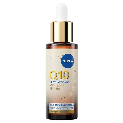 Сыворотка для лица 30 мл с коллагеном Q10 3in1 Collagen Boost Serum Nivea, Цвет