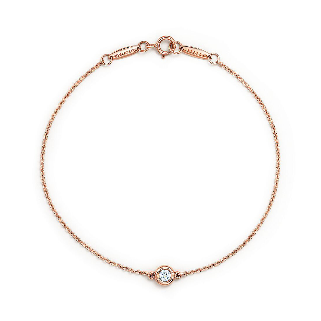 

Браслет Tiffany & Co. Elsa Peretti Diamonds by the Yard, розовое золото