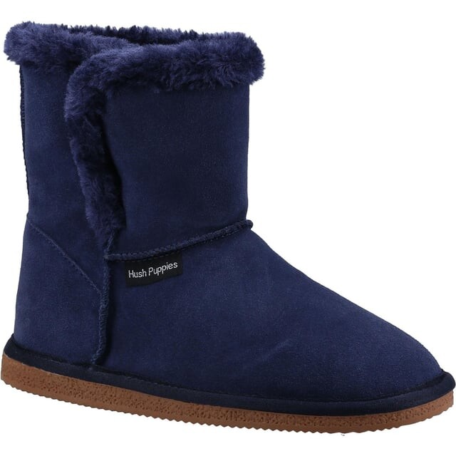 

Женские замшевые тапочки Ashleigh Hush Puppies, синий