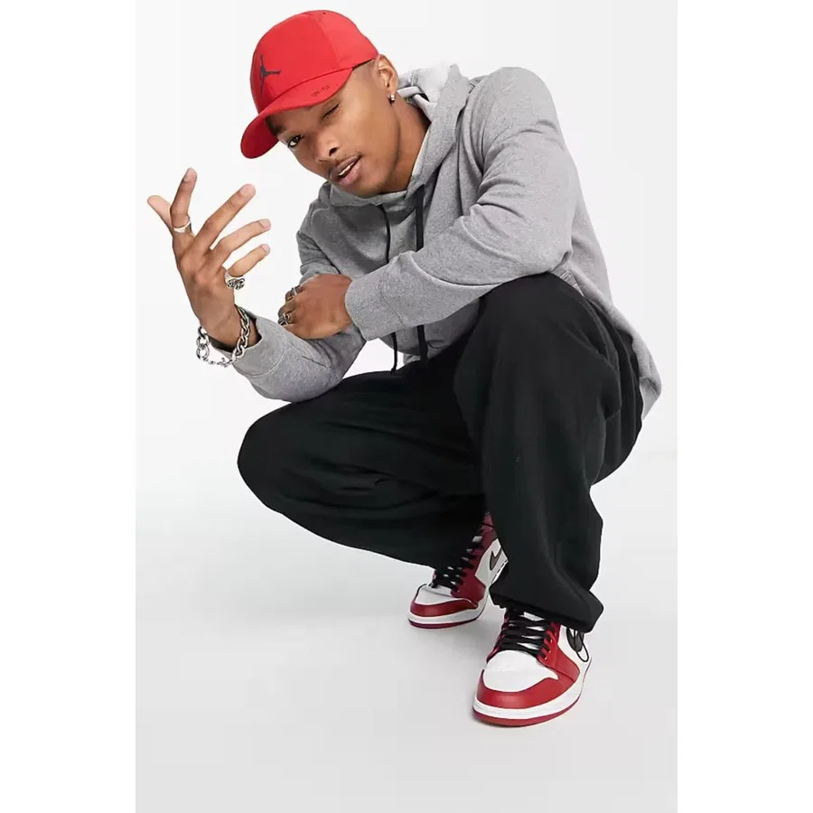 Худи Nike Dri-FIT с капюшоном, свободный крой, модель Air Jordan, Серый — фото 4