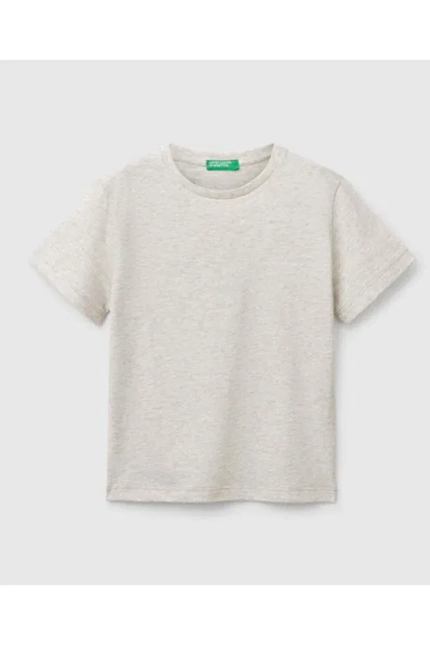 Детская футболка для мальчиков с коротким рукавом United Colors Of Benetton, Gray