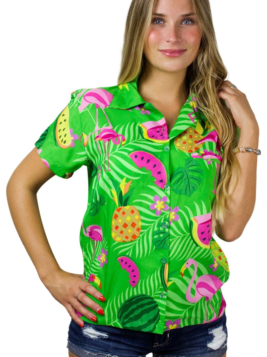

Блуза King Kameha Flamingo Melone, зеленый