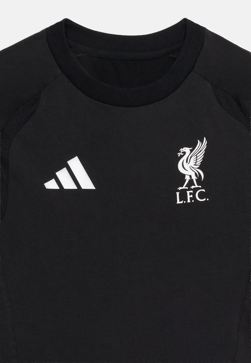 Футболка Liverpool FC Tiro Travel Tee унисекс - клубная одежда Adidas Performance, Black — фото 3