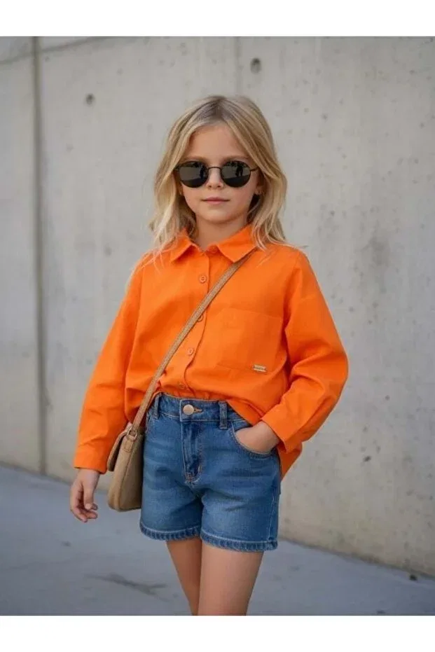 Детская оранжевая куртка Zekids — фото 2