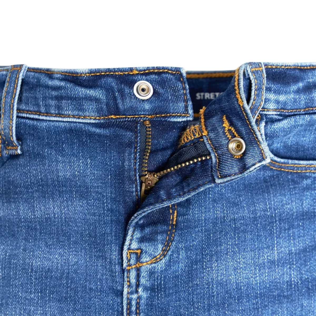 Детские джеггинсы для девочек с регулируемым поясом Gerber, Blue — фото 3