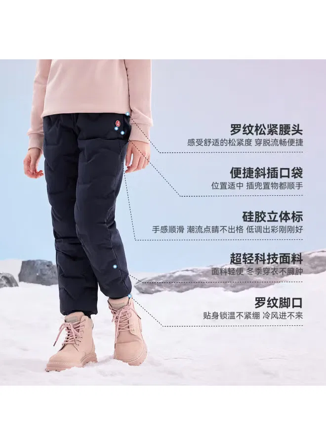 Штаны теплые пуховые детские для лыж и спорта, Hush Puppies — фото 4