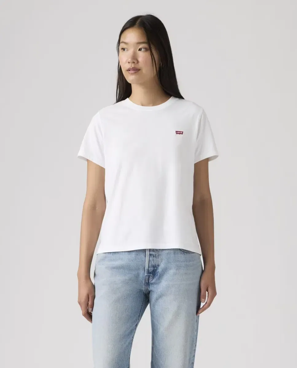 Женская футболка с круглым вырезом Levi's, Blanco