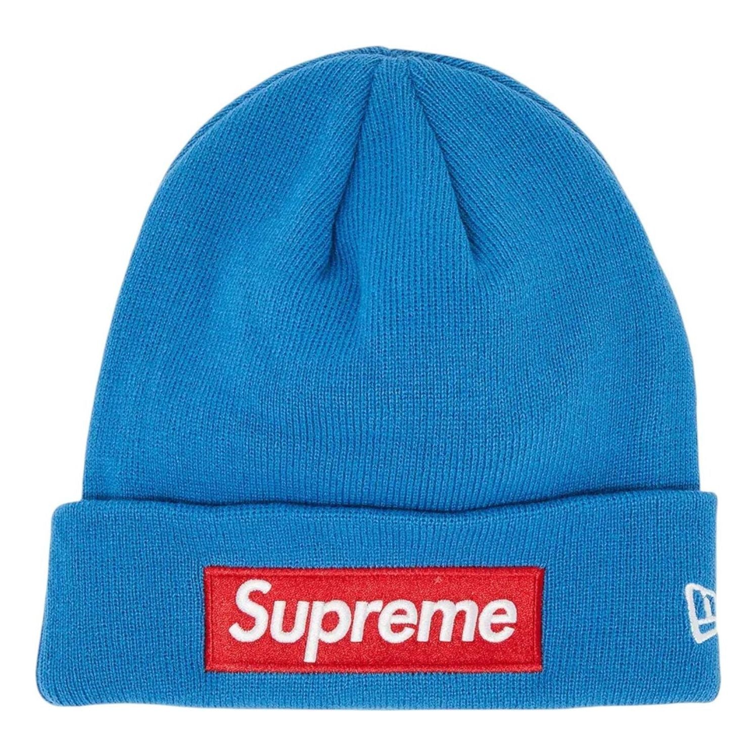 

Шапка Supreme x New Era Box Logo Beanie 'Blue'