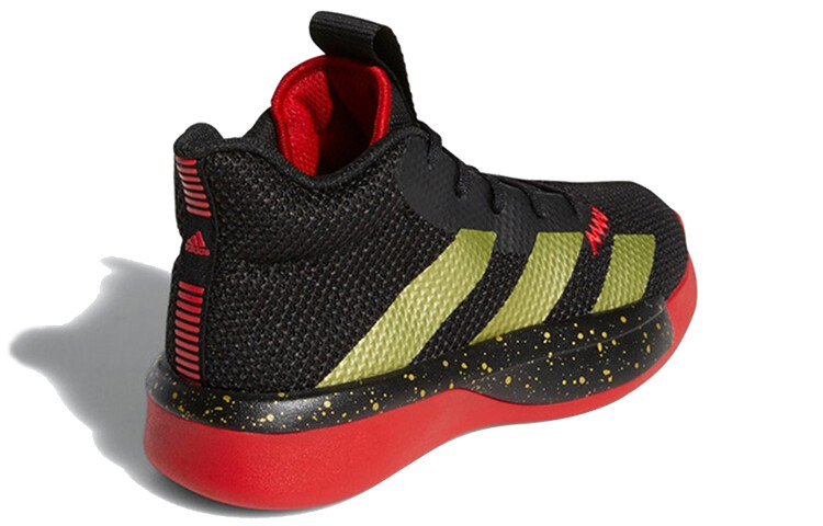 Баскетбольные кроссовки Pro Next Kids PS Mid-top Black Gold Red Adidas — фото 3
