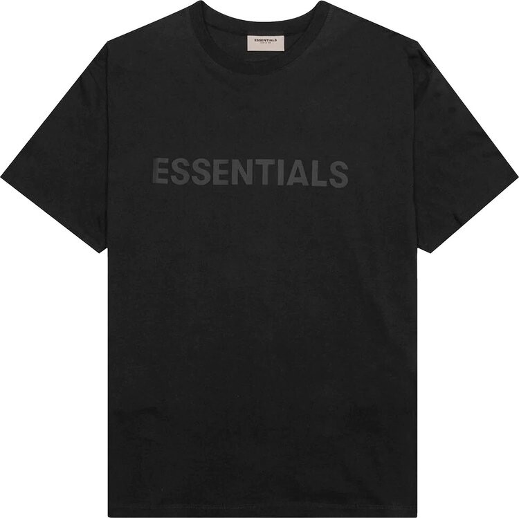 Футболка Fear of God Essentials Short-Sleeve Tee 'Strech Limo', черный — фото 2