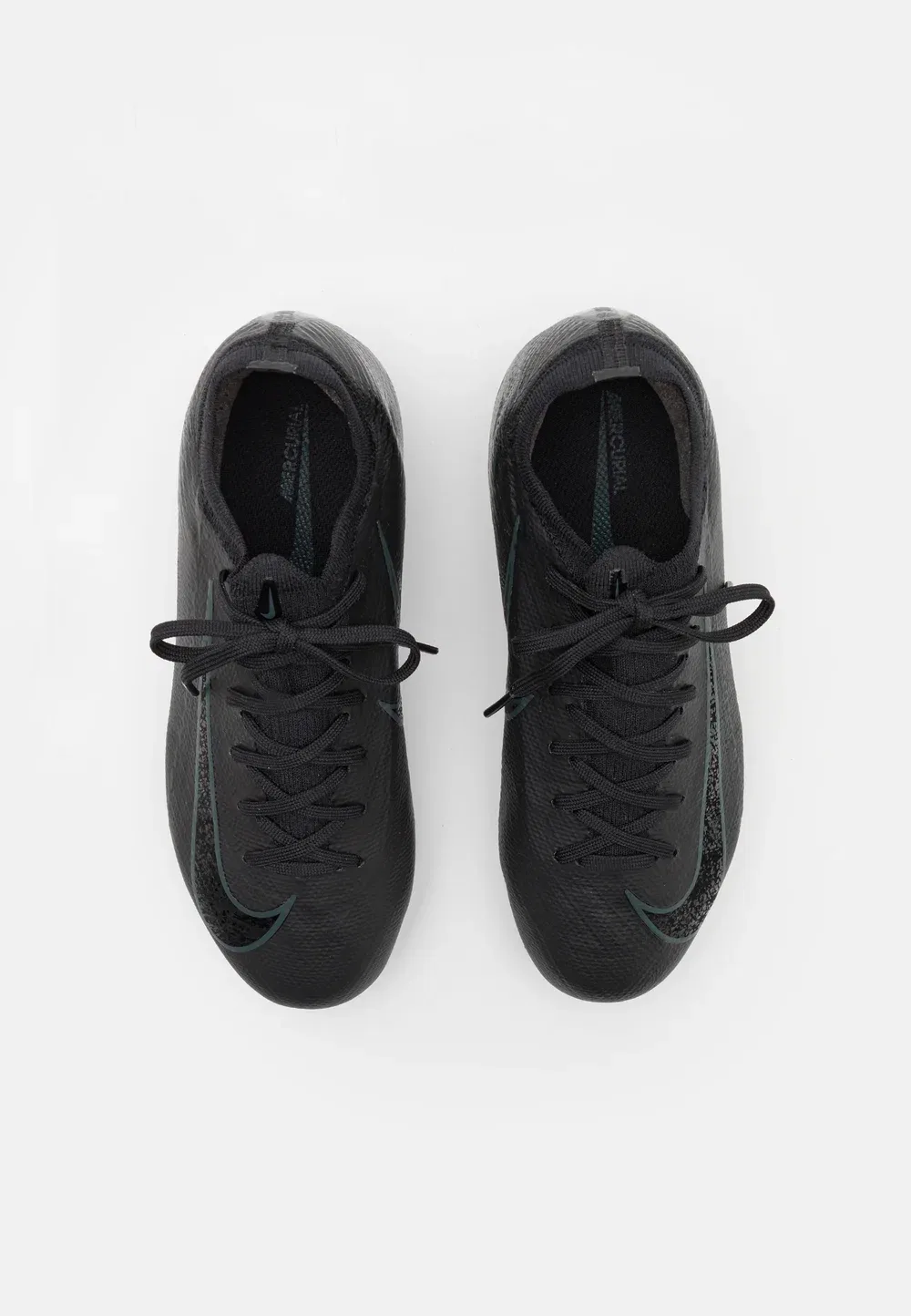 Футбольные бутсы Jr Mercurial Zoom Vapor 16 Pro FG унисекс - для мягкого грунта Nike Performance, Black/Deep Jungle — фото 4
