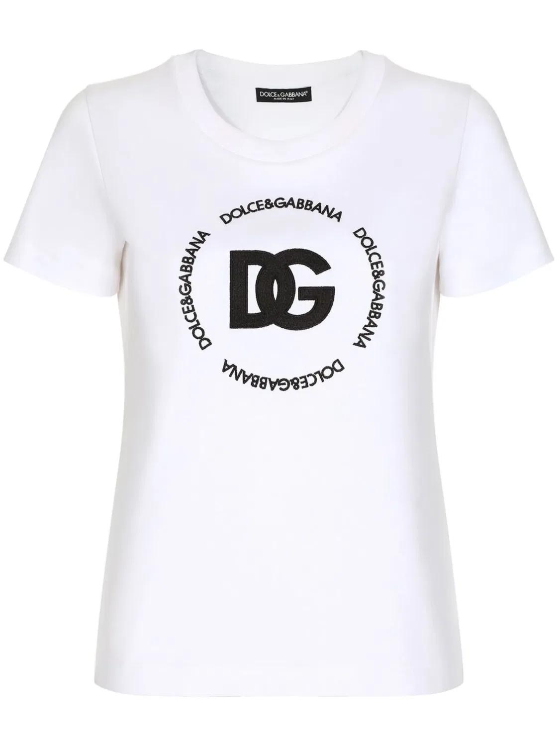 Dolce & Gabbana Футболка Interlock, белая