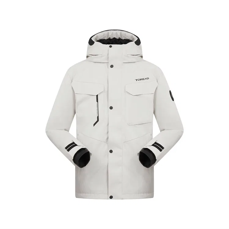 Детский пуховик утепленный с капюшоном Polar White TOREAD, Polar White