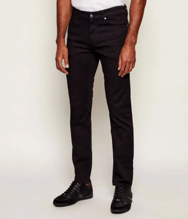 Мужские джинсы slim fit H-Delaware BOSS, черный — фото 3