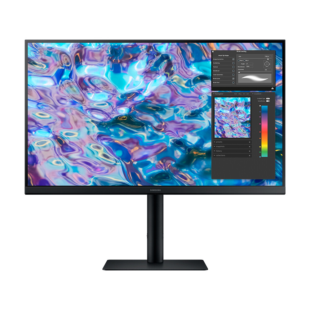 

Монитор Samsung S27B612EQC, 27", 2560 x 1440, 75 Гц, IPS, черный