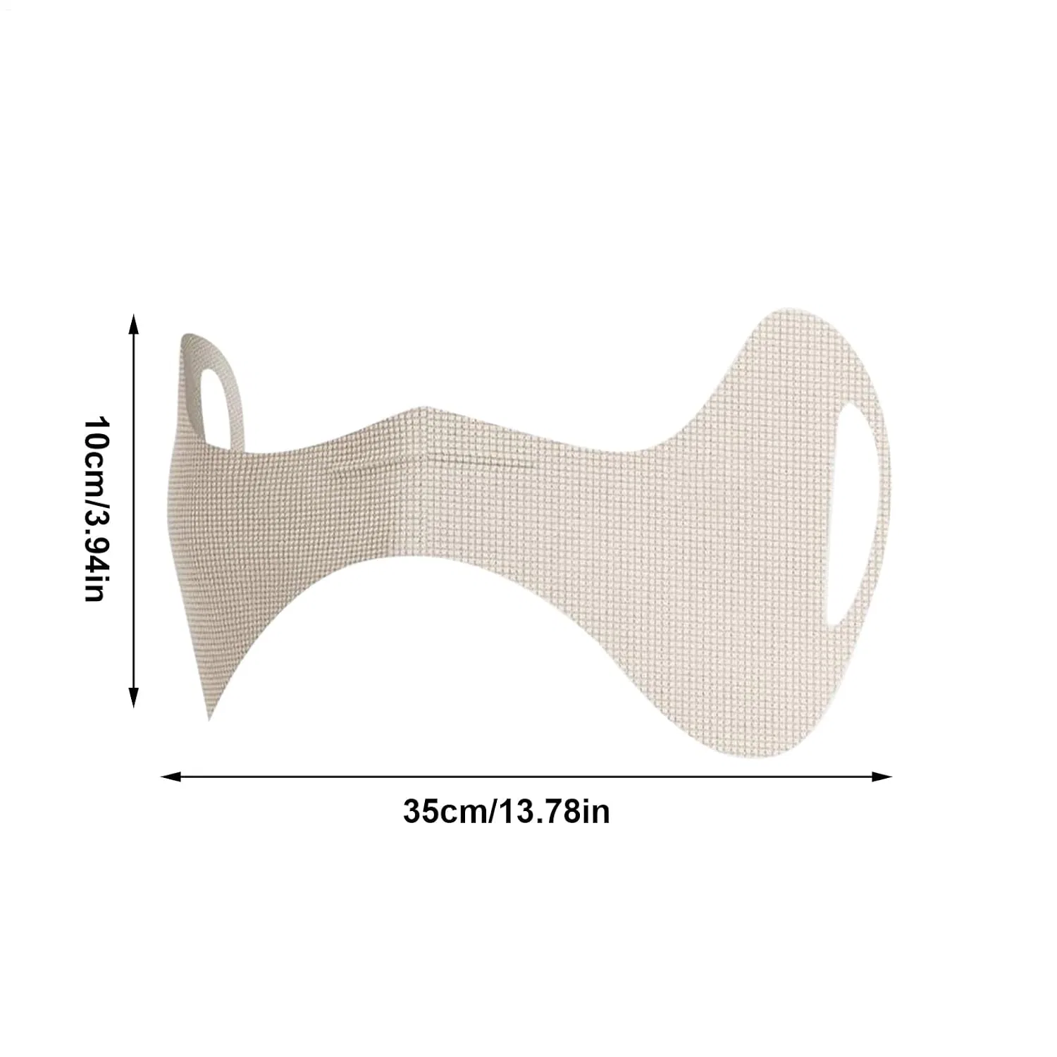 Солнцезащитный патч для лица, UV Shield Eye Patch, Bsbkoj, 35 x 10 см, Apricot — фото 2