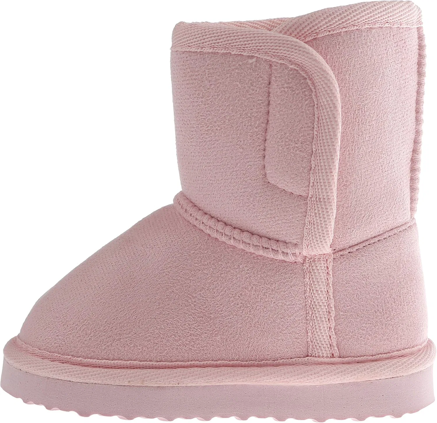 Детские ботинки на подкладке для девочек Capelli New York, Light Pink Velcro — фото 3
