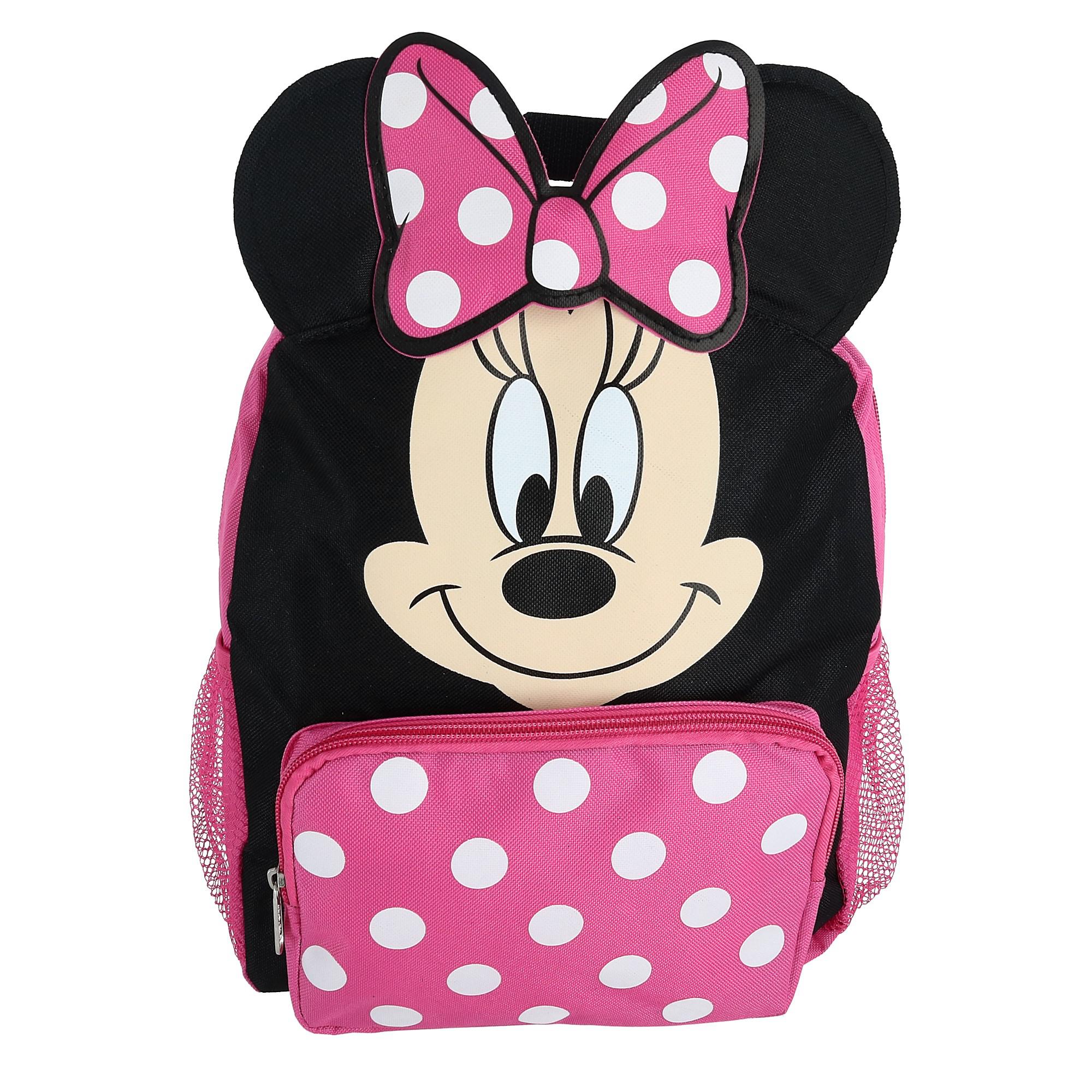 

Детский рюкзак Minnie Mouse с большой мордочкой, 12 дюймов Disney, розовый