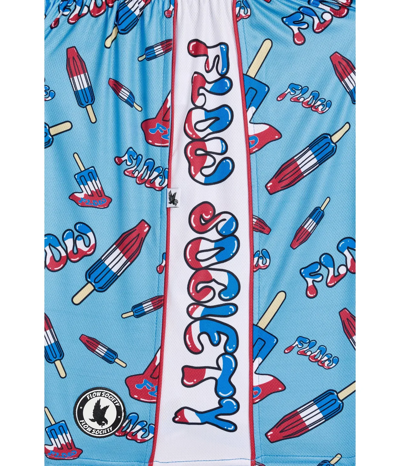Шорты Popsicle Flow (для детей постарше) Flow Society, Red/White/Blue — фото 3