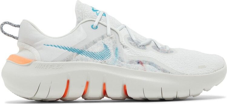 

Кроссовки Nike Flex Run 2021 'Photon Dust Cyber Teal', серый