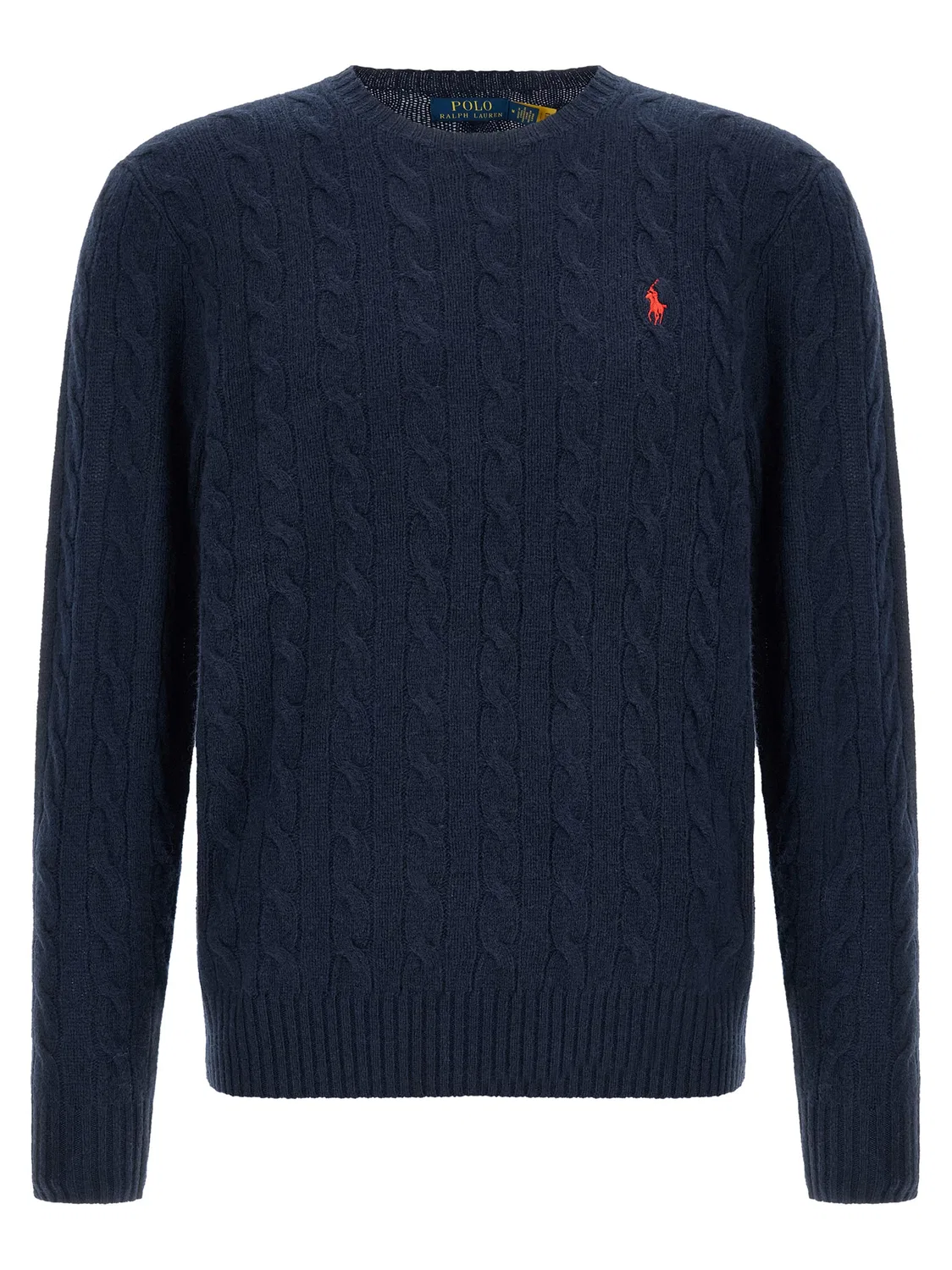 Мужской свитер с длинным рукавом Blue Wool Cardigan Polo Ralph Lauren, Blue