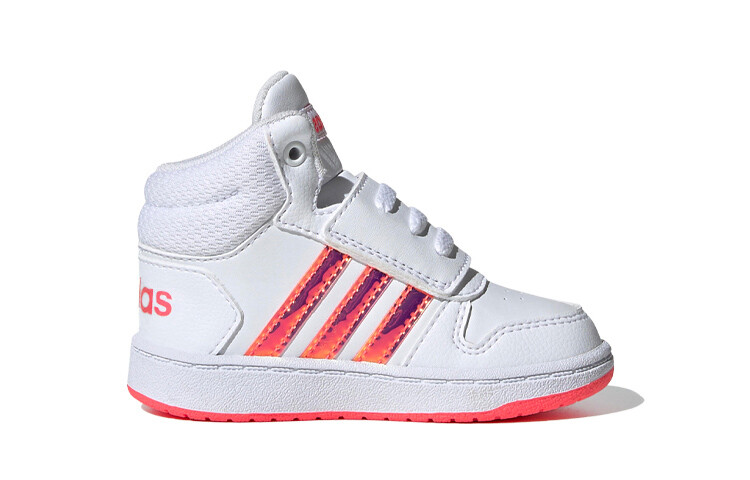 Кроссовки adidas neo Hoops 2.0 Toddler Shoes TD Mid-top White/powder — фото 2