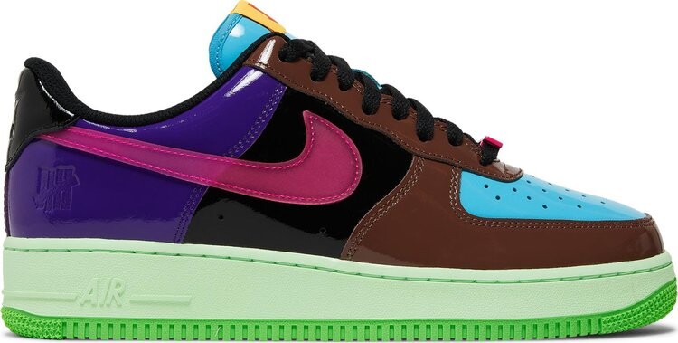 Кроссовки Nike Undefeated x Air Force 1 Low 'Pink Prime', многоцветный — фото 2