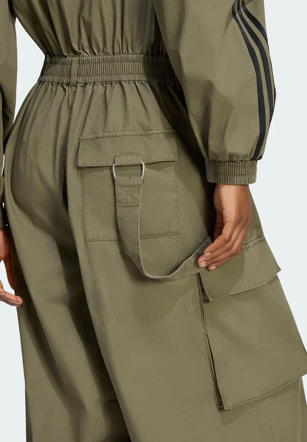 Свободный комбинезон - комбинезон Adidas Originals, Olive Strata — фото 4