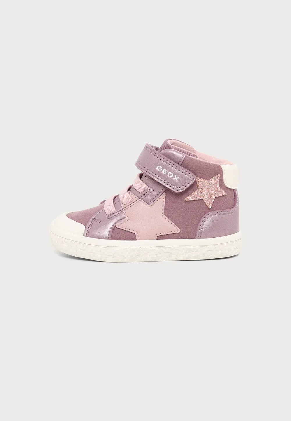 Девушка из Гисли - высокие кроссовки Geox, Dk Pink