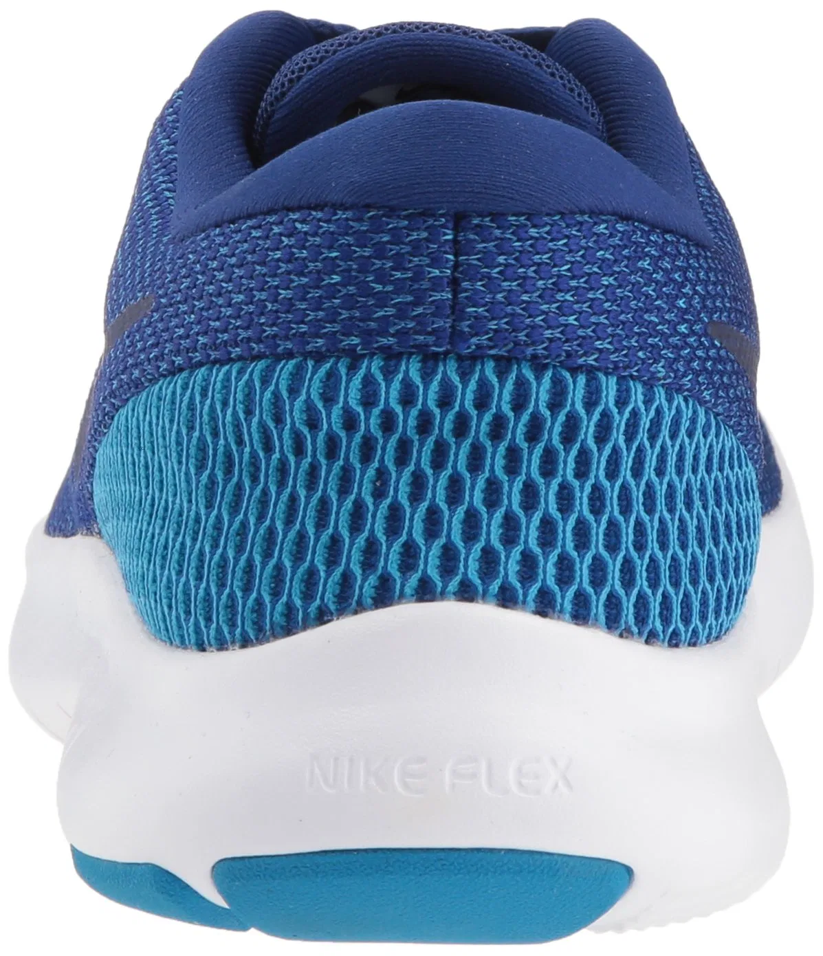 Детские кроссовки для мальчиков с ключевой характеристикой с принтом NIKE Flex Experience Rn 7 NIKE, Multicolour Deep Royal Blue Blue Hero White 403 — фото 3