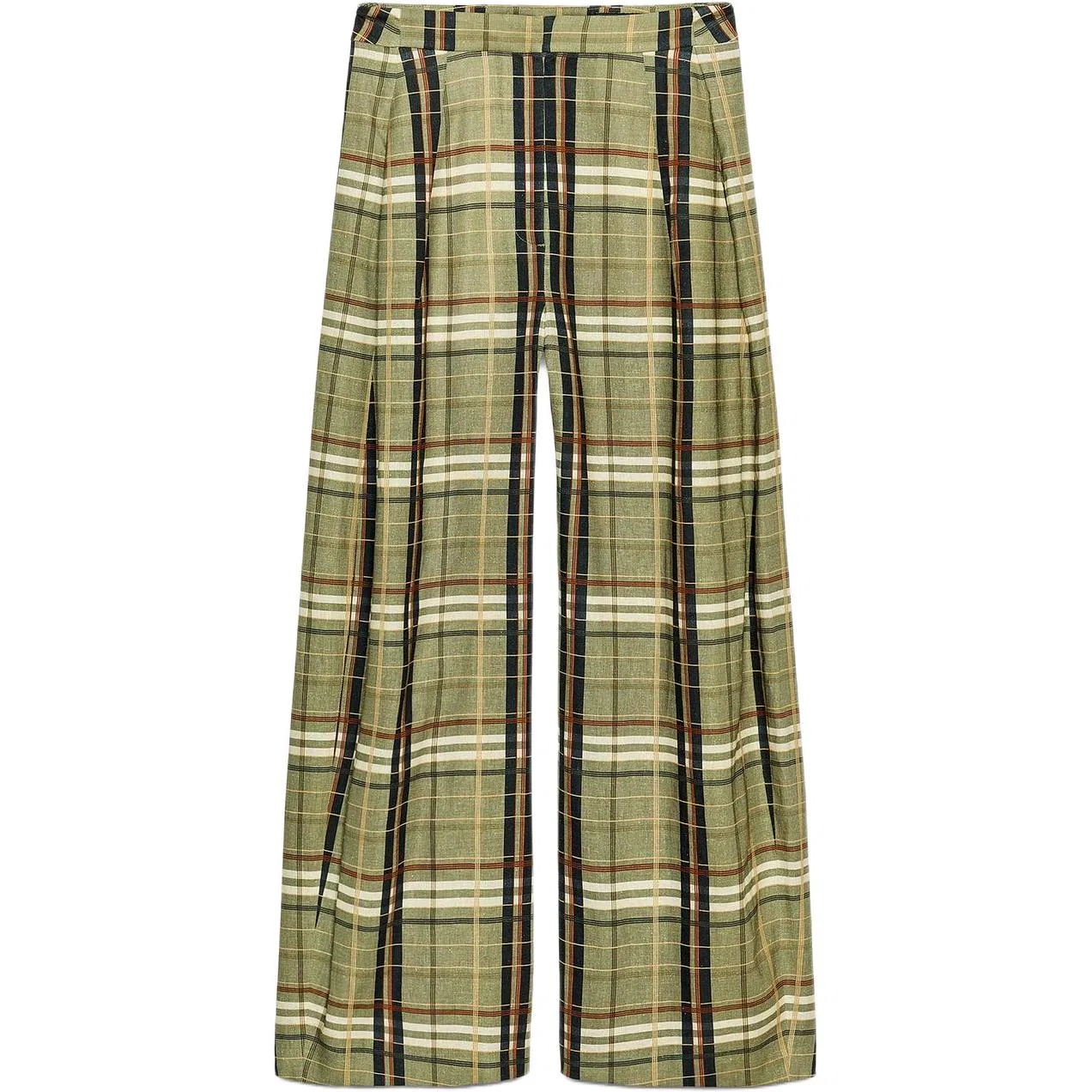 Женские повседневные брюки ZW Series Casual Pants, ZARA, Green
