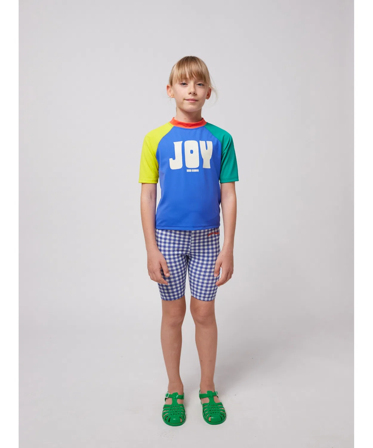Детская футболка для плавания с принтом Joy Color Block BOBO CHOSES, Разноцветный — фото 3