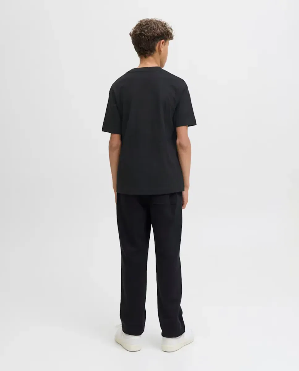 Детская футболка для мальчиков хлопковая Jack & Jones, Negro — фото 2