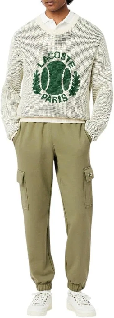Мужские флисовые спортивные брюки-карго Lacoste