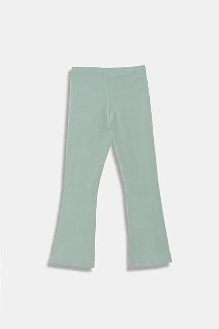 Леггинсы хлопковые с эластаном United Colors of Benetton, бирюзовый — фото 2