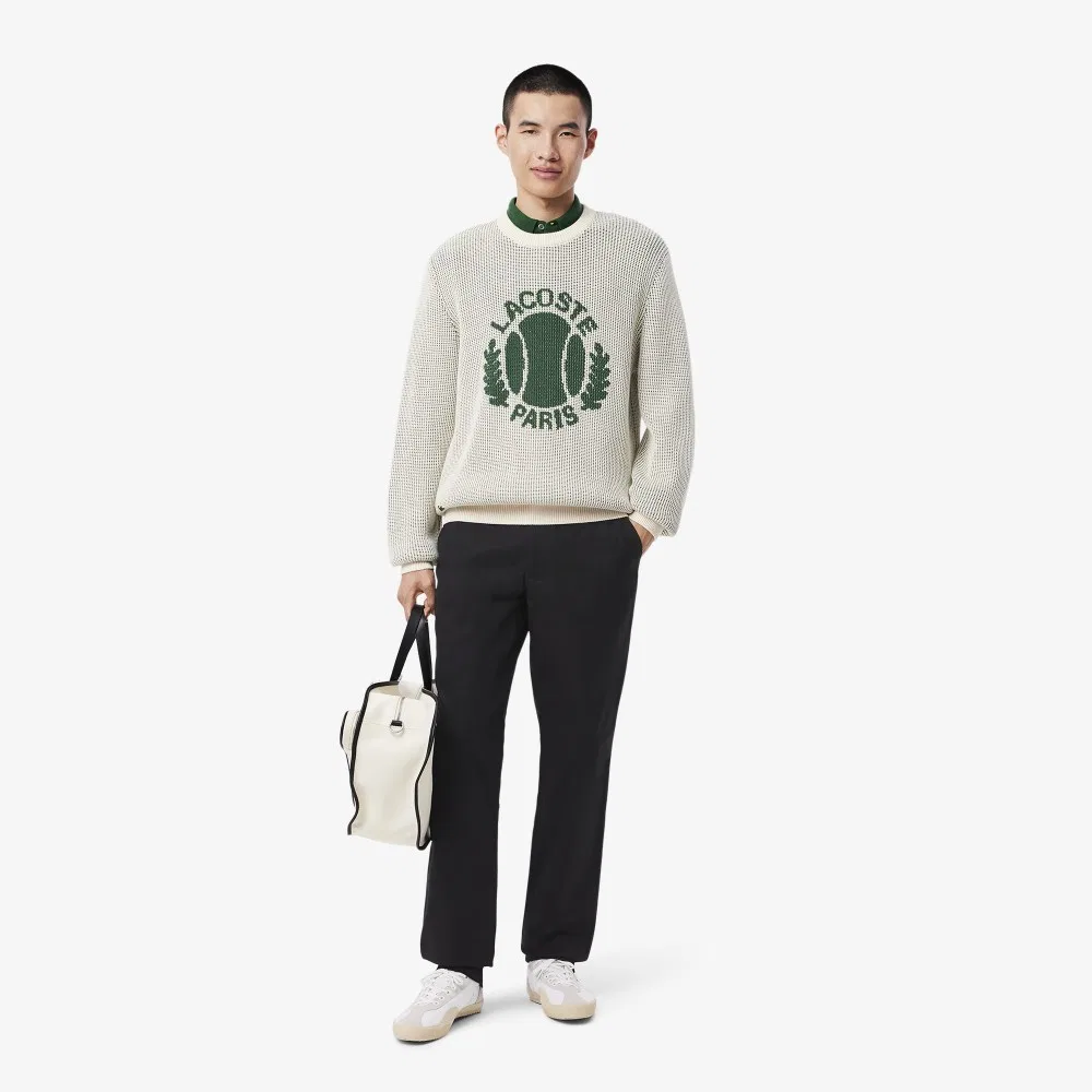 Мужские чиносы регулярного кроя чёрные от Lacoste