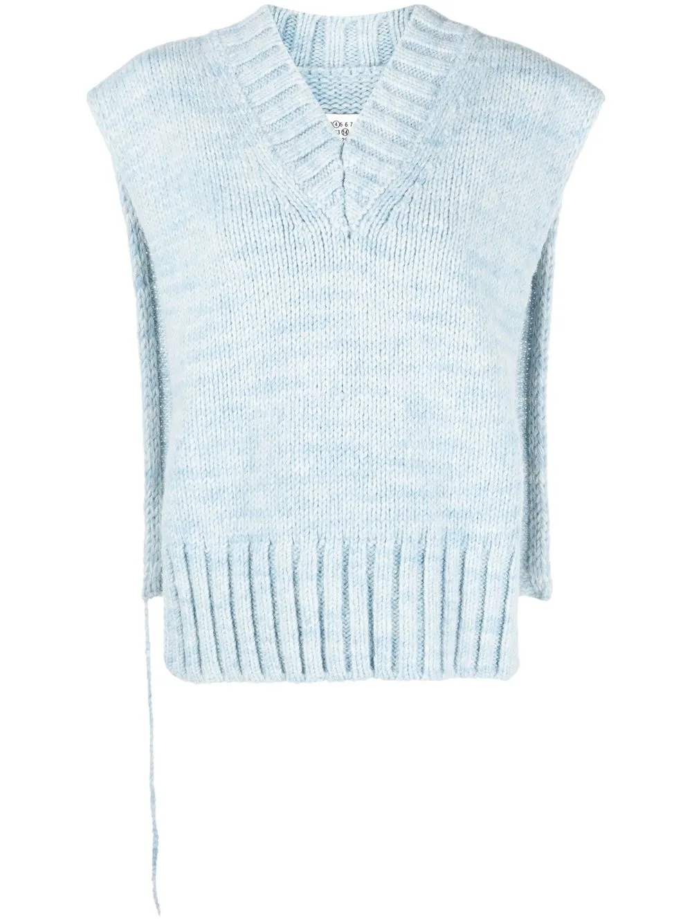 

Трикотажный топ Botanical Dye MAISON MARGIELA, синий